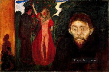 Los celos 1895 Edvard Munch Pinturas al óleo